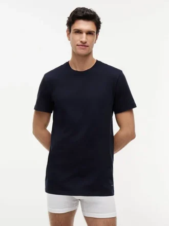 Pack de 3 camisetas interiores de cuello redondo Cotton Classics