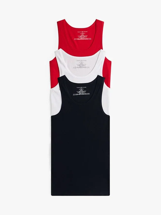 Pack de 3 camisetas sin mangas Cotton Classics Pack de 3 camisetas sin mangas Cotton Classics