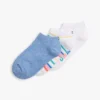 Pack de 3 pares de calcetines cortos para niño en colores variados