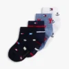 Pack de 3 pares de calcetines náuticos para bebés