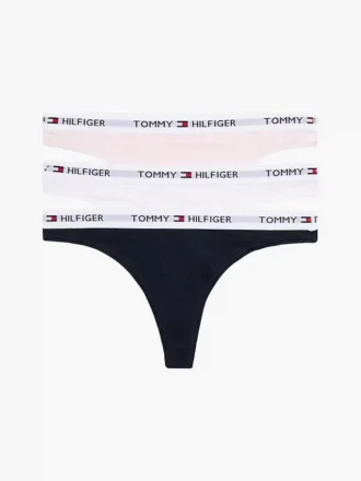 Pack de 3 tangas con el logotipo de Tommy