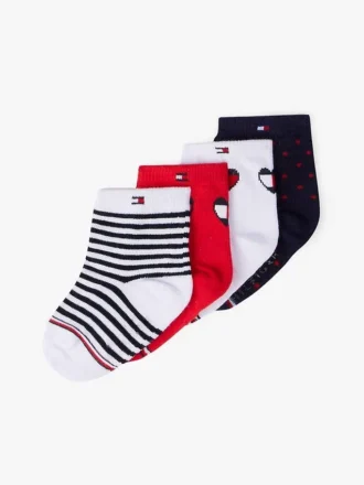 Pack de 4 pares de calcetines para bebés
