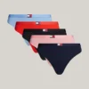 Pack de 5 tangas con logotipo de bandera