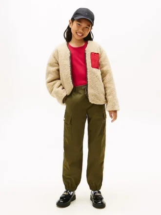 Pantalón cargo elástico para niño
