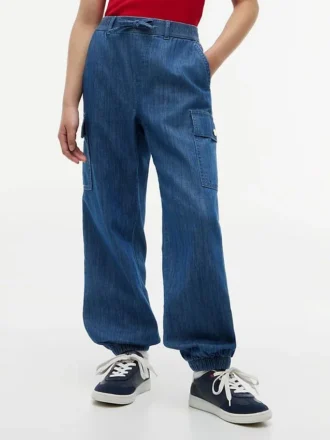 Pantalón cargo elástico para niño