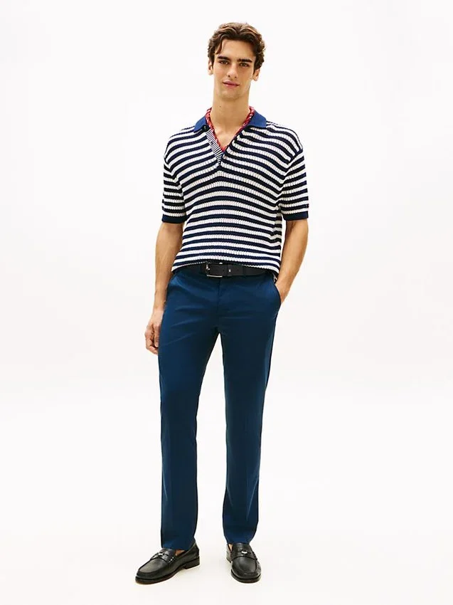 Pantalón chino de corte recto New York Label Pantalón chino de corte recto New York Label