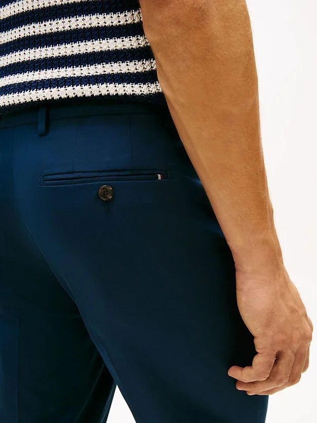 Pantalón chino de corte recto New York Label Pantalón chino de corte recto New York Label