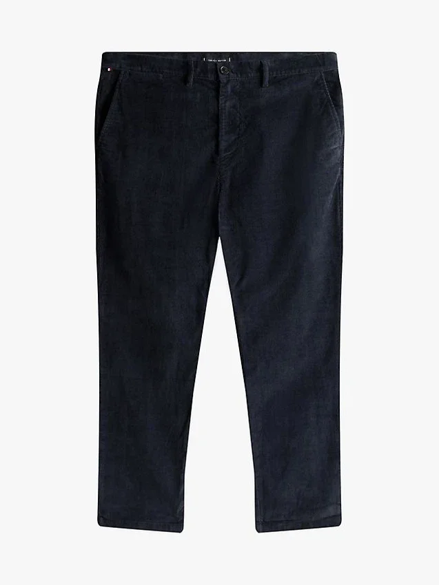 Pantalón chino de pana de corte recto Pantalón chino de pana de corte recto