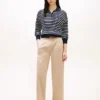 Pantalón chino de sarga plisado