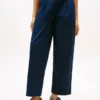 Pantalón chino de sarga plisado