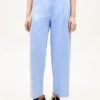 Pantalón chino de sarga plisado