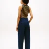 Pantalón chino de sarga plisado