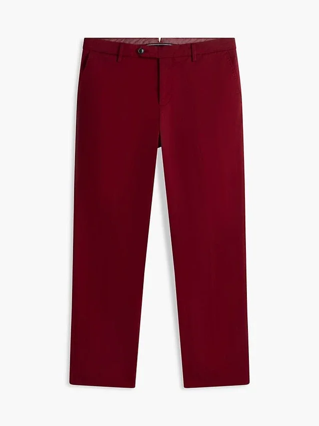 Pantalón chino elástico teñido en prenda de la línea New York Label Pantalón chino elástico teñido en prenda de la línea New York Label