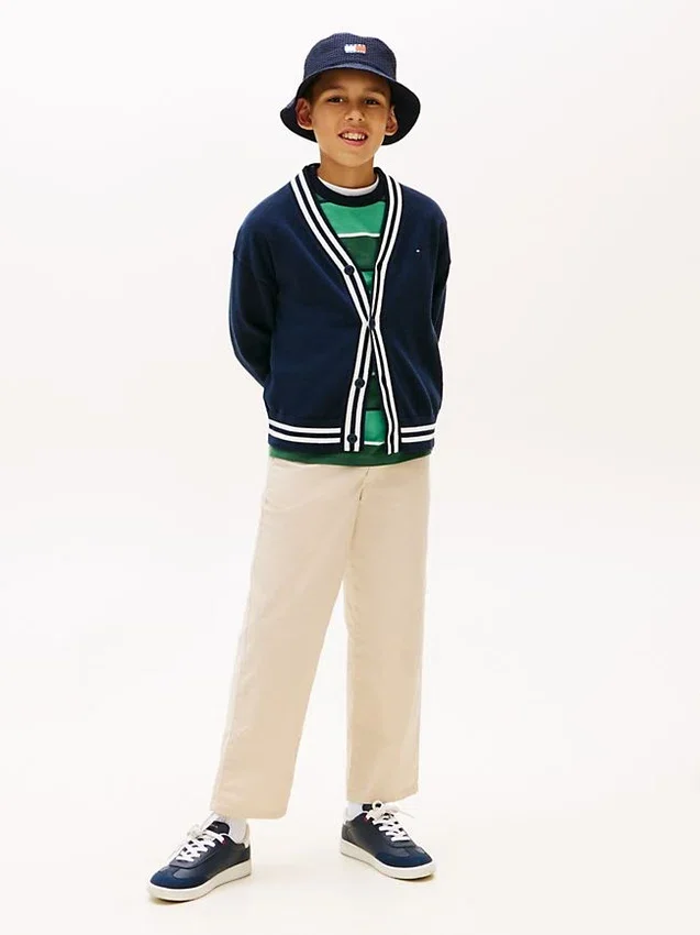 Pantalón chino holgado elástico para niño Pantalón chino holgado elástico para niño