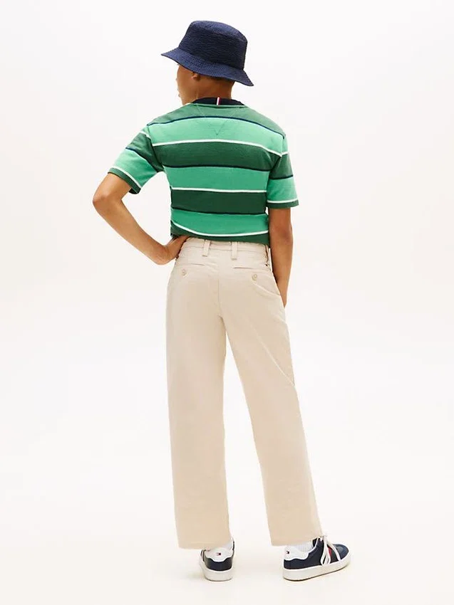 Pantalón chino holgado elástico para niño Pantalón chino holgado elástico para niño