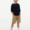 Pantalón corto chino con cinturón para niño Pantalón corto chino con cinturón para niño