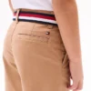 Pantalón corto chino con cinturón para niño Pantalón corto chino con cinturón para niño