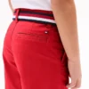 Pantalón corto chino con cinturón para niño Pantalón corto chino con cinturón para niño