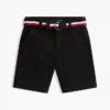 Pantalón corto chino con cinturón para niño Pantalón corto chino con cinturón para niño