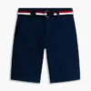 Pantalón corto chino con cinturón para niño Pantalón corto chino con cinturón para niño