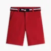 Pantalón corto chino con cinturón para niño Pantalón corto chino con cinturón para niño