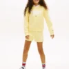Pantalón corto con logo Tommy para niña