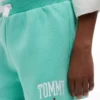 Pantalón corto con logo Tommy para niña Pantalón corto con logo Tommy para niña