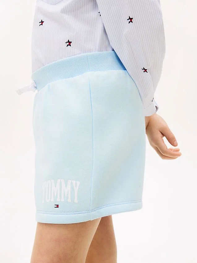 Pantalón corto con logo Tommy para niña Pantalón corto con logo Tommy para niña