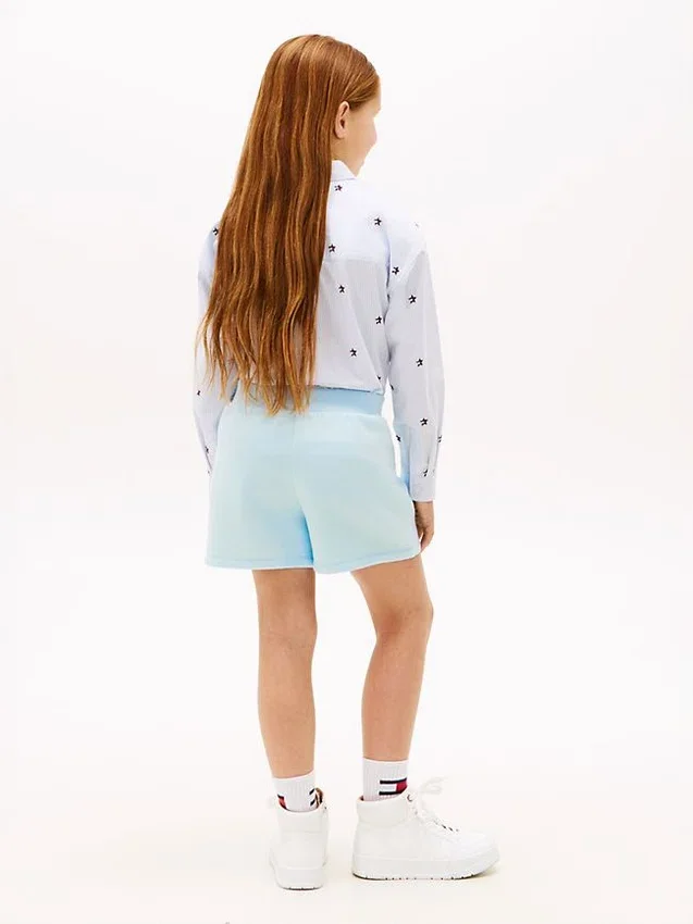 Pantalón corto con logo Tommy para niña Pantalón corto con logo Tommy para niña