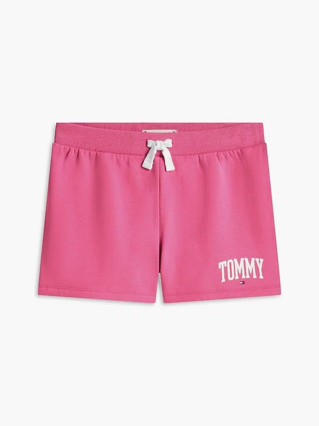 Pantalón corto con logo Tommy para niña Pantalón corto con logo Tommy para niña