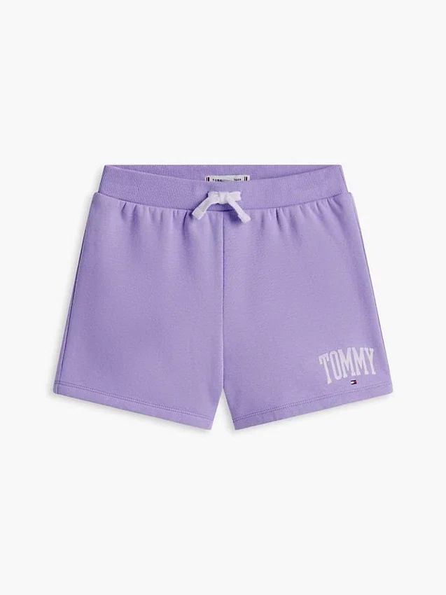 Pantalón corto con logo Tommy para niña Pantalón corto con logo Tommy para niña