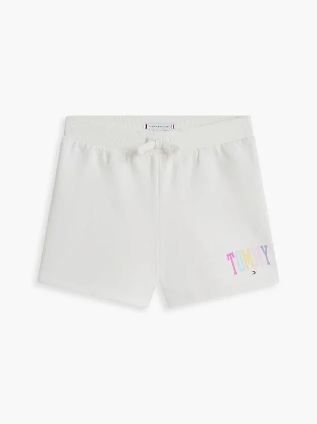 Pantalón corto con logo Tommy para niña Pantalón corto con logo Tommy para niña