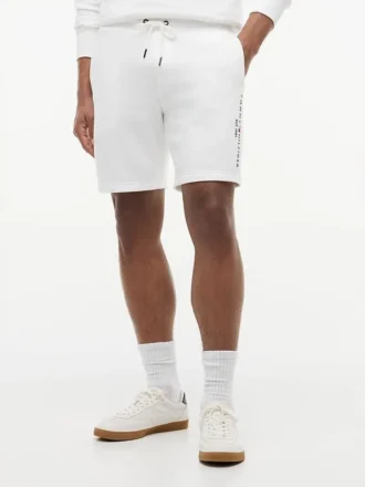 Pantalón corto de chándal con el logotipo de Tommy bordado