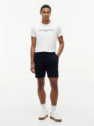 Pantalón corto de chándal con el logotipo de Tommy bordado