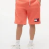 Pantalón corto de chándal con logotipo de bandera para niño Pantalón corto de chándal con logotipo de bandera para niño