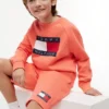 Pantalón corto de chándal con logotipo de bandera para niño Pantalón corto de chándal con logotipo de bandera para niño