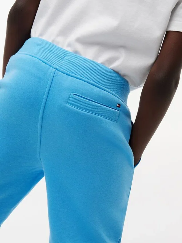 Pantalón corto de chándal con logotipo de bandera para niño Pantalón corto de chándal con logotipo de bandera para niño
