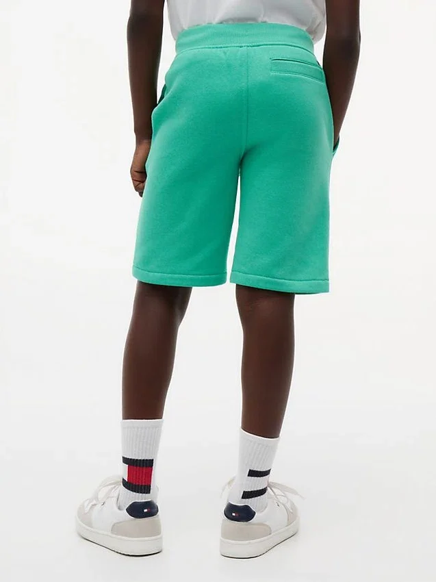 Pantalón corto de chándal con logotipo de bandera para niño Pantalón corto de chándal con logotipo de bandera para niño