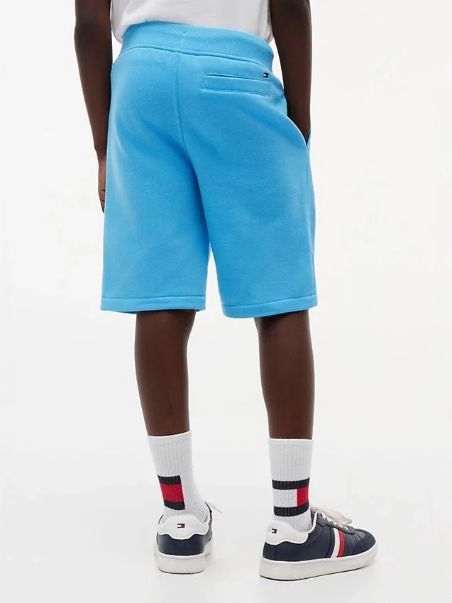 Pantalón corto de chándal con logotipo de bandera para niño Pantalón corto de chándal con logotipo de bandera para niño