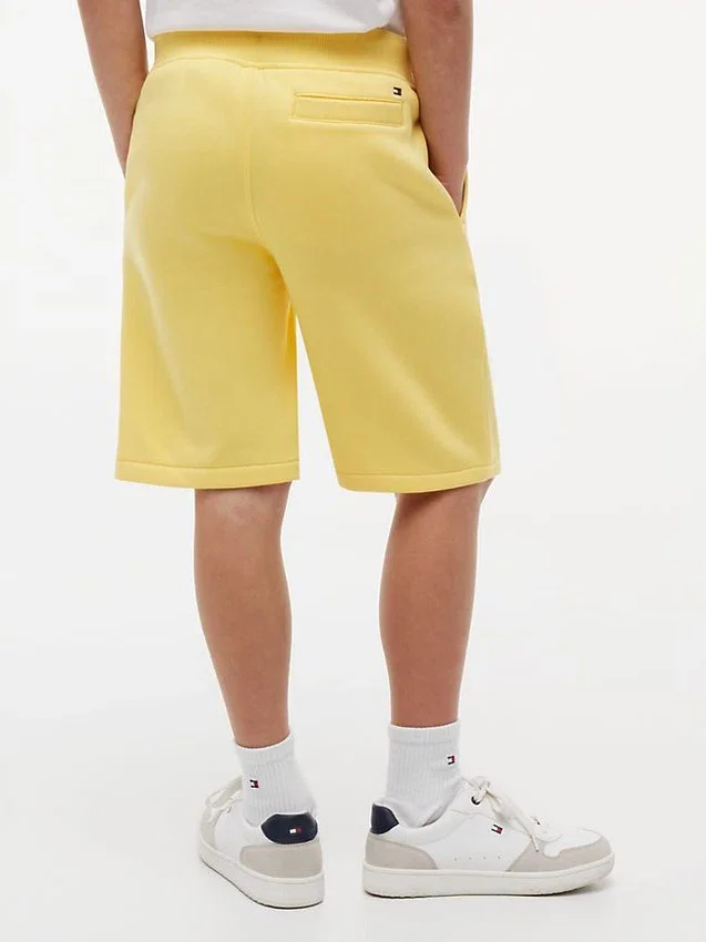 Pantalón corto de chándal con logotipo de bandera para niño Pantalón corto de chándal con logotipo de bandera para niño