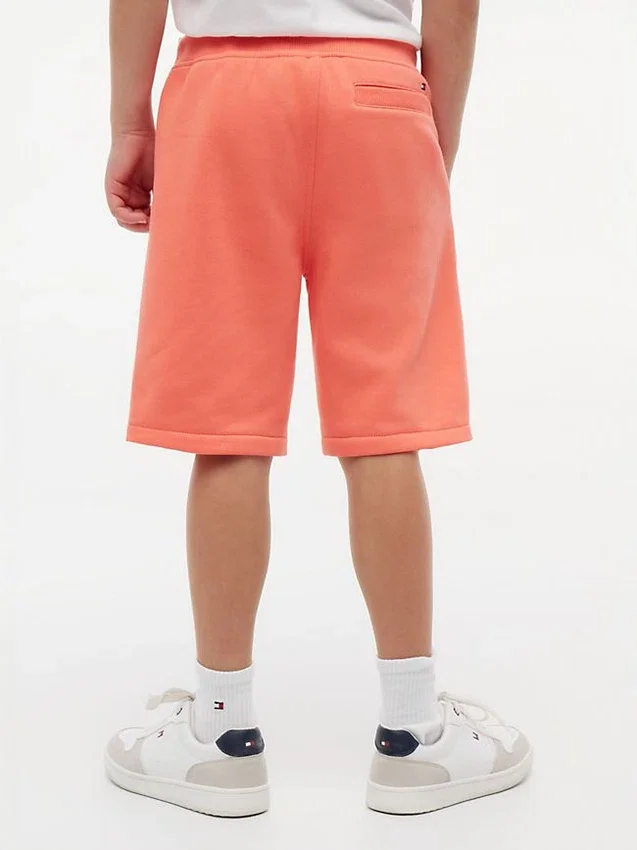 Pantalón corto de chándal con logotipo de bandera para niño Pantalón corto de chándal con logotipo de bandera para niño
