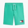 Pantalón corto de chándal con logotipo de bandera para niño Pantalón corto de chándal con logotipo de bandera para niño