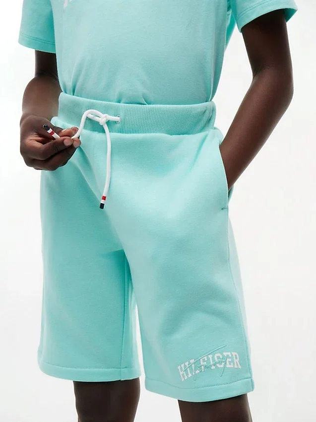 Pantalón corto de chándal con logotipo Hilfiger para niño Pantalón corto de chándal con logotipo Hilfiger para niño