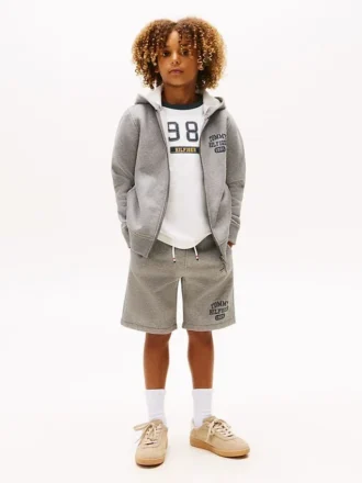 Pantalón corto de chándal con logotipo para niños
