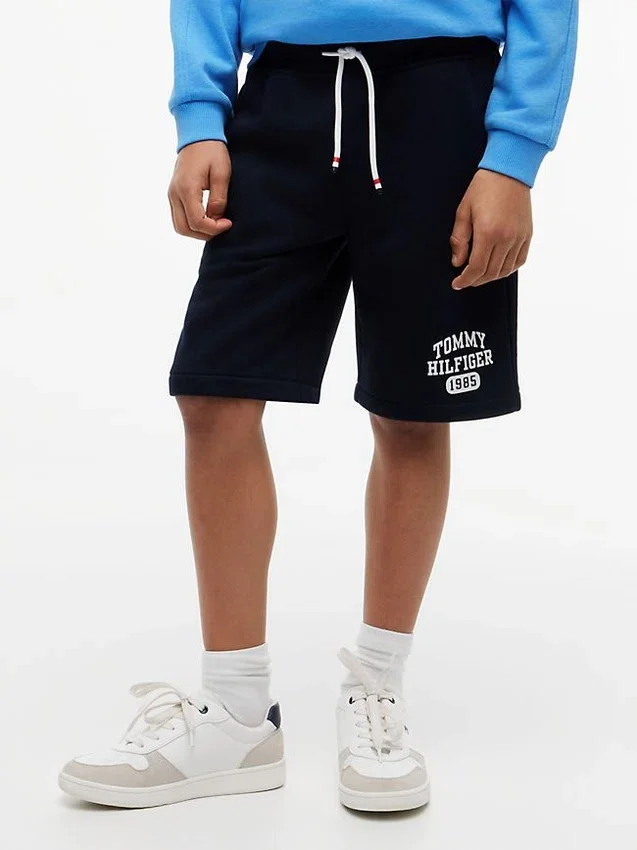 Pantalón corto de chándal con logotipo para niños Pantalón corto de chándal con logotipo para niños