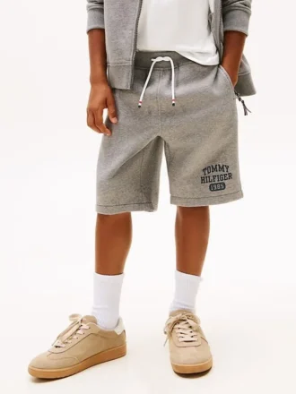 Pantalón corto de chándal con logotipo para niños
