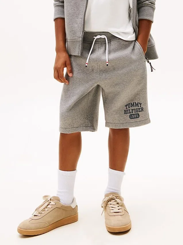 Pantalón corto de chándal con logotipo para niños Pantalón corto de chándal con logotipo para niños