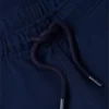 Pantalón corto de chándal de corte regular con logotipo de bandera ondulada
