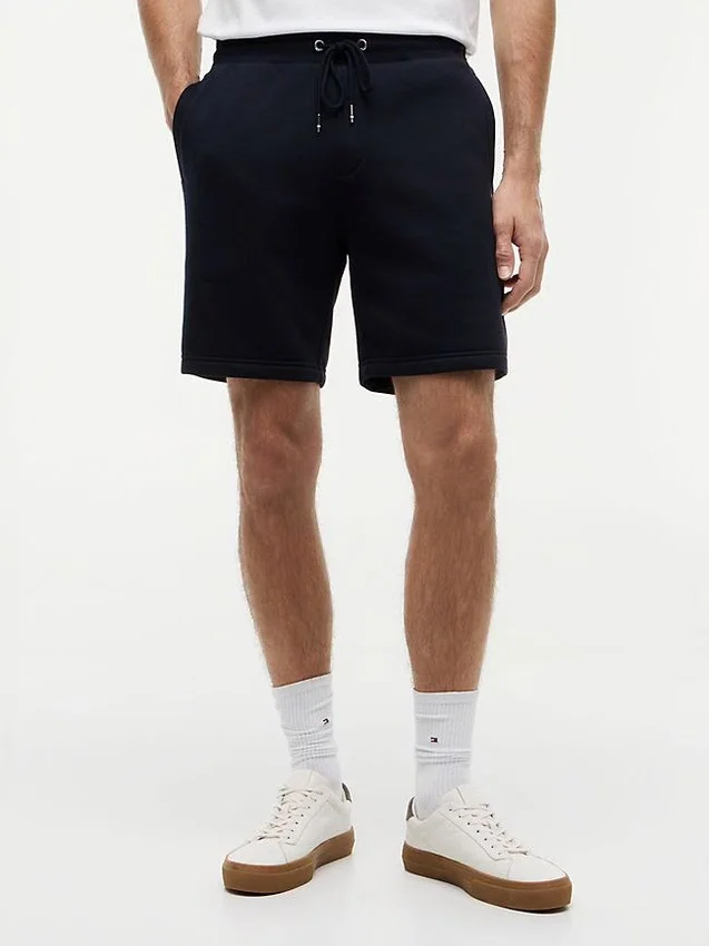 Pantalón corto de chándal de felpa cepillada de 20 cm, corte regular Pantalón corto de chándal de felpa cepillada de 20 cm, corte regular