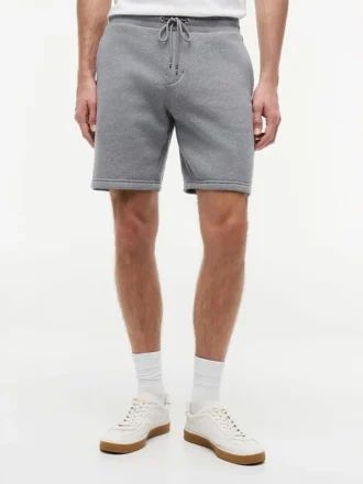 Pantalón corto de chándal de felpa cepillada de 20 cm, corte regular